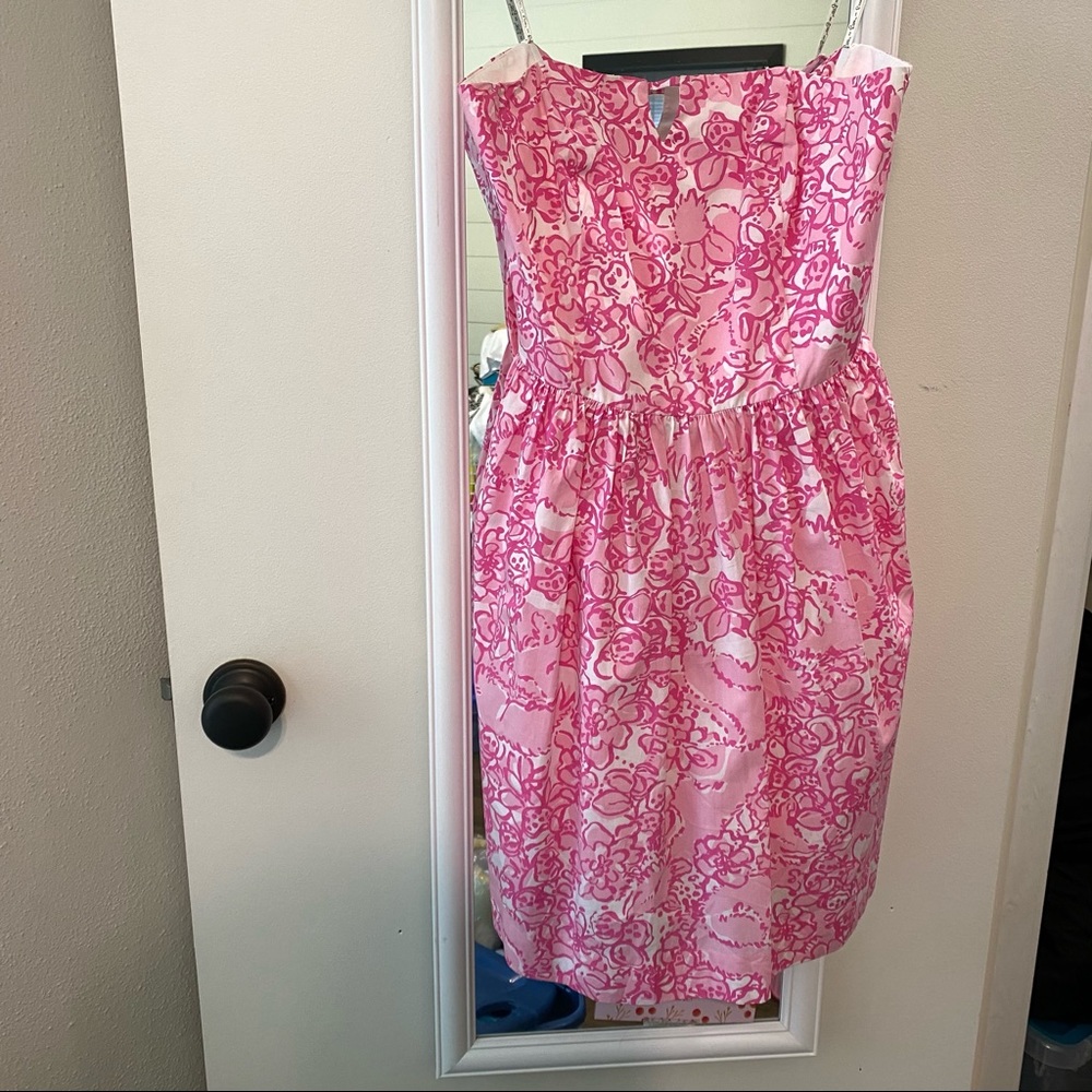 Lilly Pulitzer Richelle strapless tie back dress